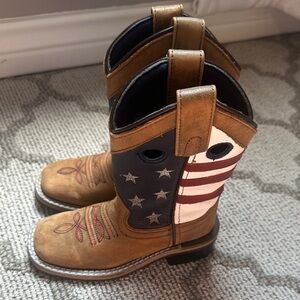 Kids Patriotic Cowboy Boots